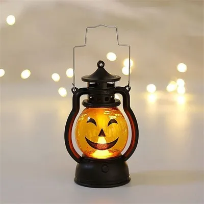 Halloweeni kujundusega poni latern